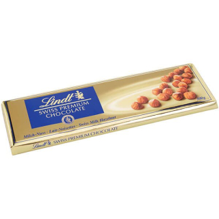 Čokoláda LINDT 300 g mléčná OŘÍŠKOVÁ - AKCE !!!